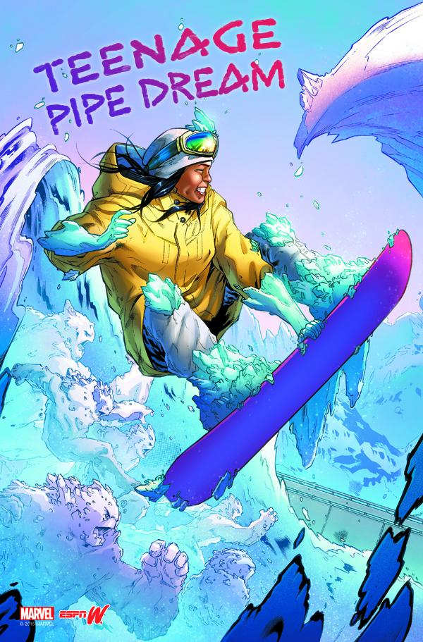 espnw marvel comics impact25 chloe kim
